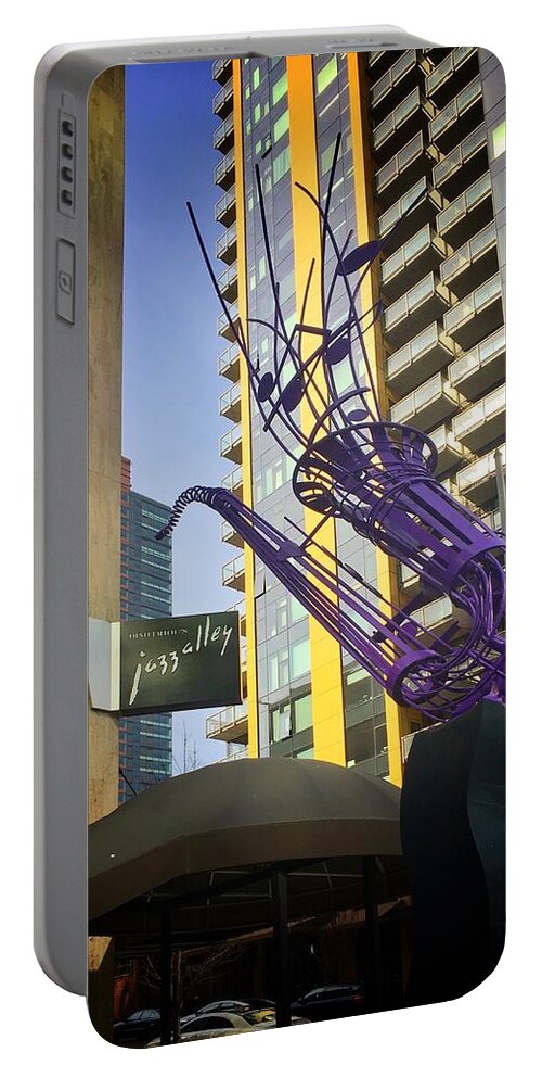 Jazz Portable Battery Charger featuring the photograph Jazz Alley Seattle by Jerry Abbott