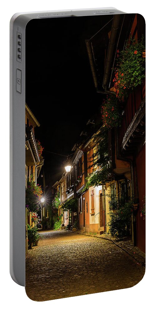 Village Portable Battery Charger featuring the photograph Kaysersberg - 1 - Alsace - France by Paul MAURICE