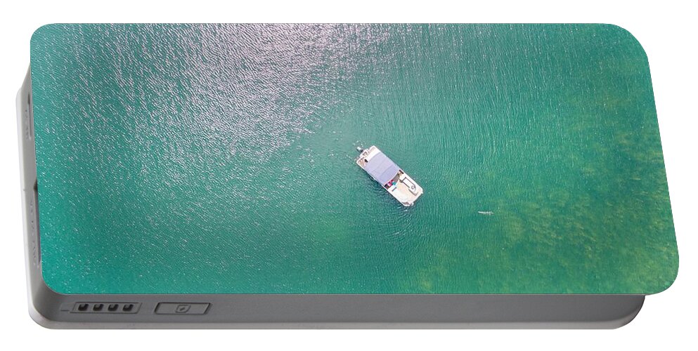 Keuka Lake Portable Battery Charger featuring the photograph Keuka Lake Boating by Anthony Giammarino