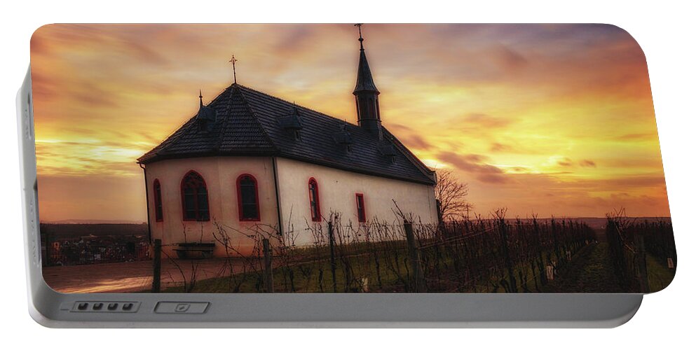 Worms Portable Battery Charger featuring the photograph Klausenbergkapelle by Marc Braner