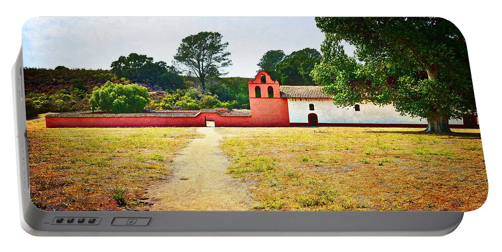 Mission Portable Battery Charger featuring the photograph La Purisima Mission by Glenn McCarthy Art and Photography