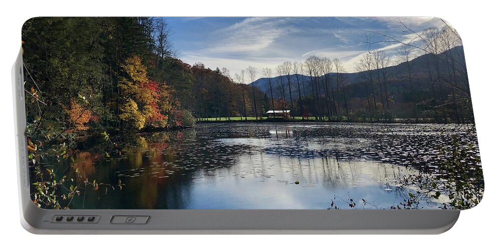 Lake Logan Portable Battery Charger featuring the photograph Lake Logan by Flavia Westerwelle
