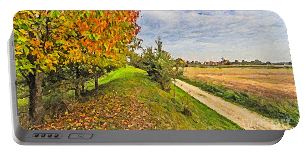 Photography Portable Battery Charger featuring the photograph Landscape in Bavaria by Bernd Laeschke