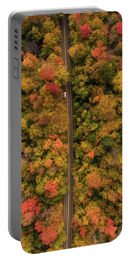 Drone Portable Battery Charger featuring the photograph Line in Color by William Bretton