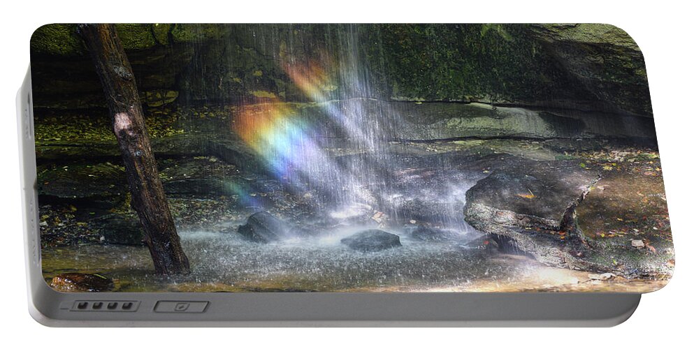 Lost Creek Falls Portable Battery Charger featuring the photograph Lost Creek Falls 3 by Phil Perkins