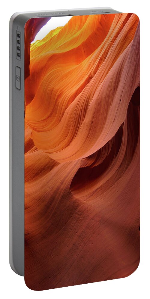 Lower Antelope Canyon Portable Battery Charger featuring the photograph Lower Antelope Canyon 011 by Richard A Brown