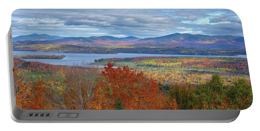 Autumn Portable Battery Charger featuring the photograph Maine Fall Colors by Russel Considine