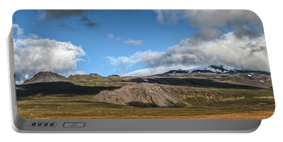 David Letts Portable Battery Charger featuring the photograph Majestic Mountain by David Letts