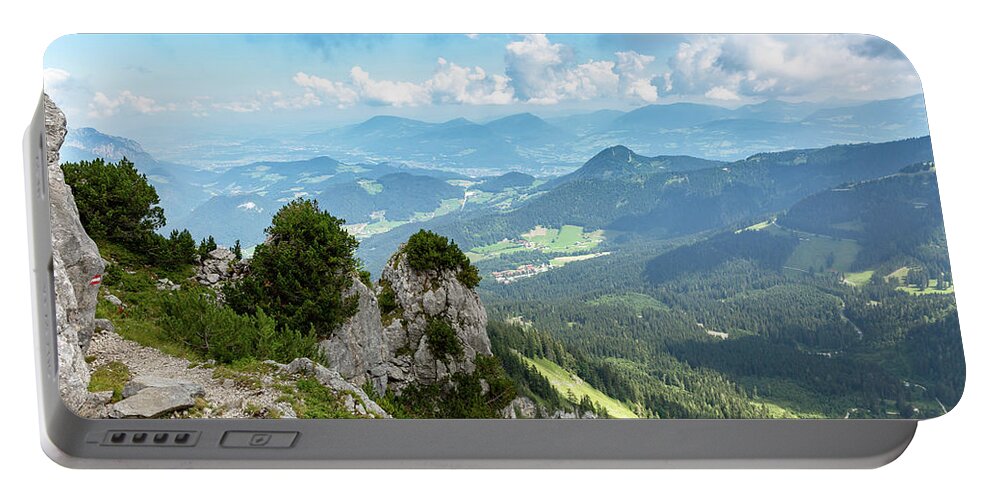 Nature Portable Battery Charger featuring the photograph Mannlsteig, Berchtesgadener Land by Andreas Levi