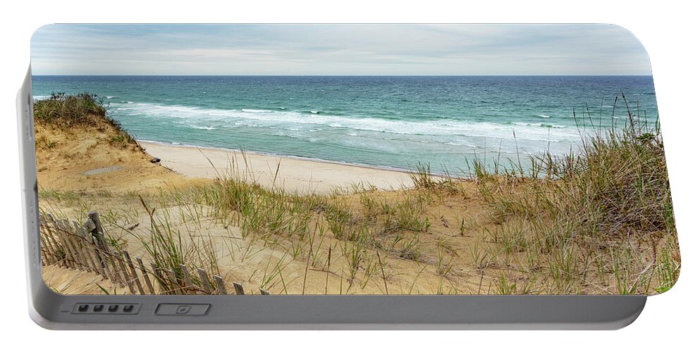 Marconi Beach In Spring Portable Battery Charger featuring the photograph Marconi Beach in Spring by Michelle Constantine