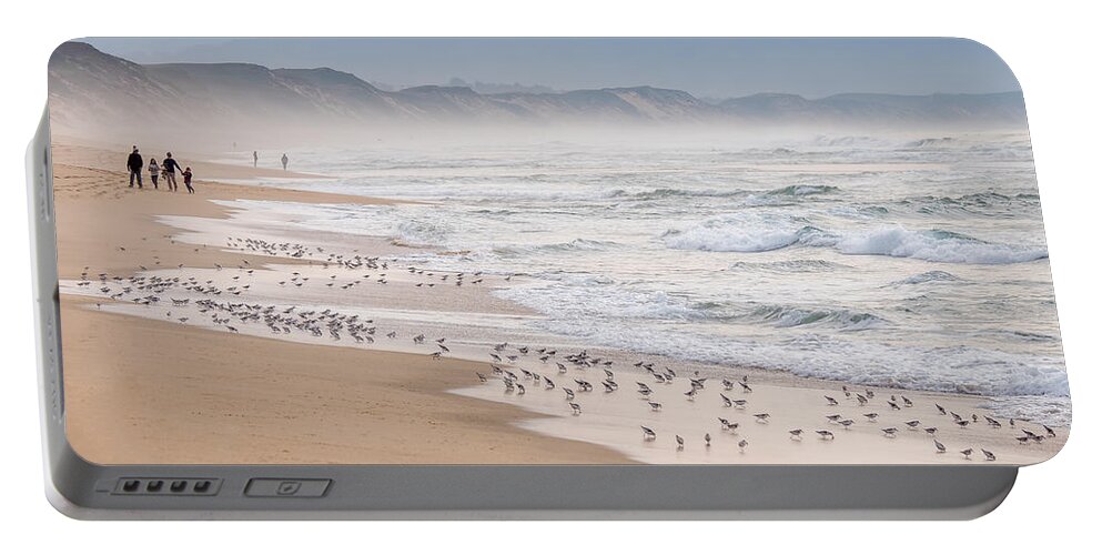 Marina State Beach Portable Battery Charger featuring the photograph Marina State Beach by Derek Dean
