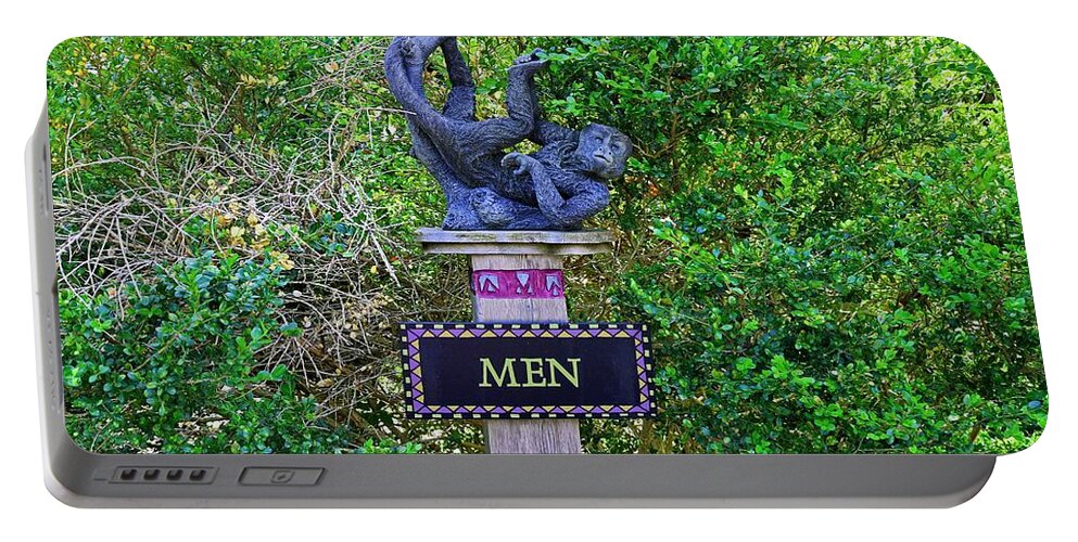 Men Portable Battery Charger featuring the photograph Men by Michiale Schneider