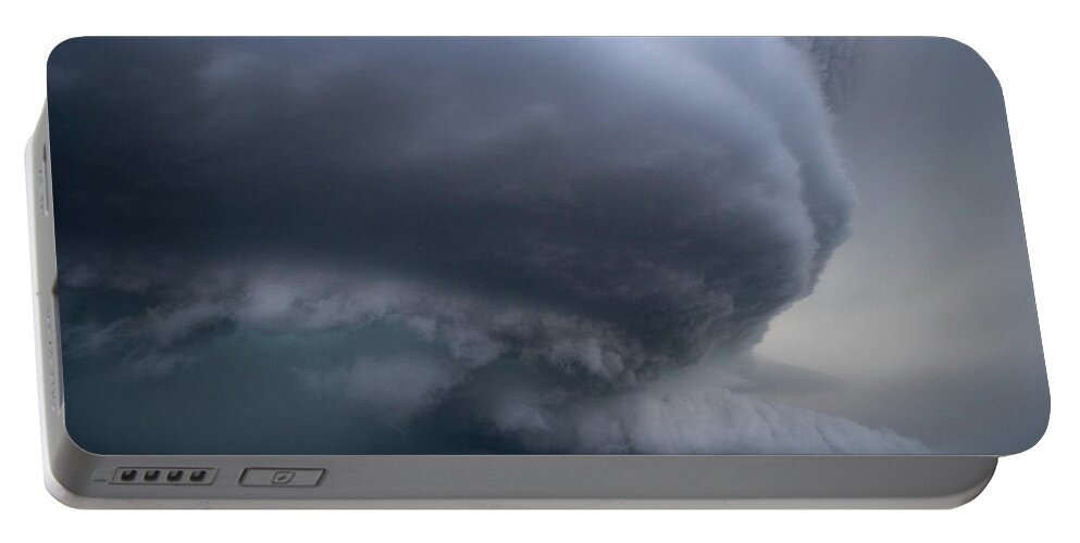 Mesocyclone Portable Battery Charger featuring the photograph Mesocyclone by Wesley Aston