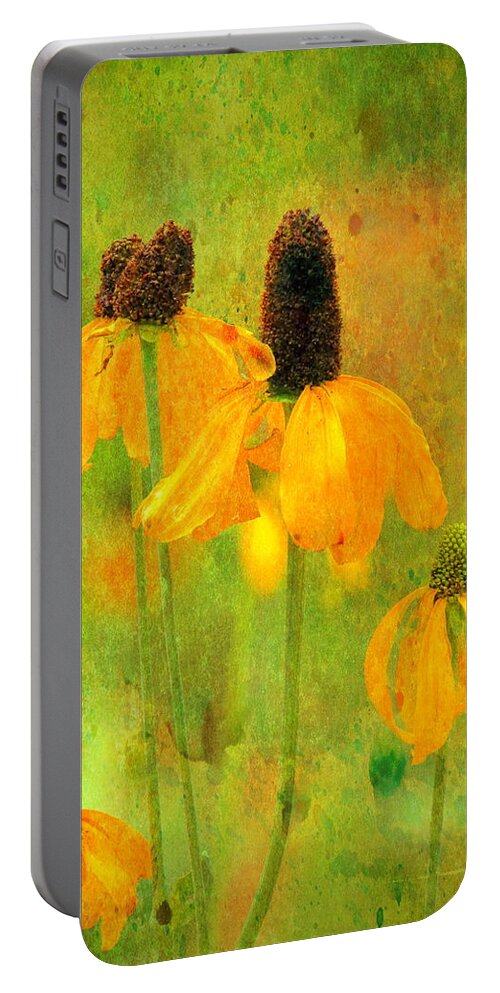 Recent Portable Battery Charger featuring the photograph Mexican hat sunflower collection by Geraldine Scull