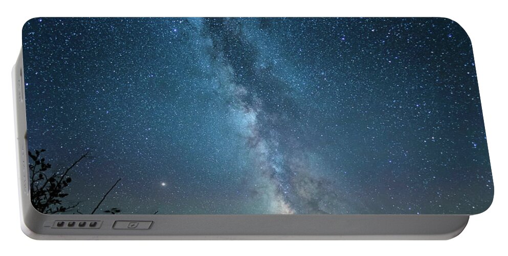  Portable Battery Charger featuring the photograph Milky Way as seem from Isle Royale National Park by Nick Noble