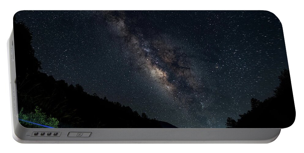 Milky Way Portable Battery Charger featuring the photograph Milky Way over the South Road by William Dickman
