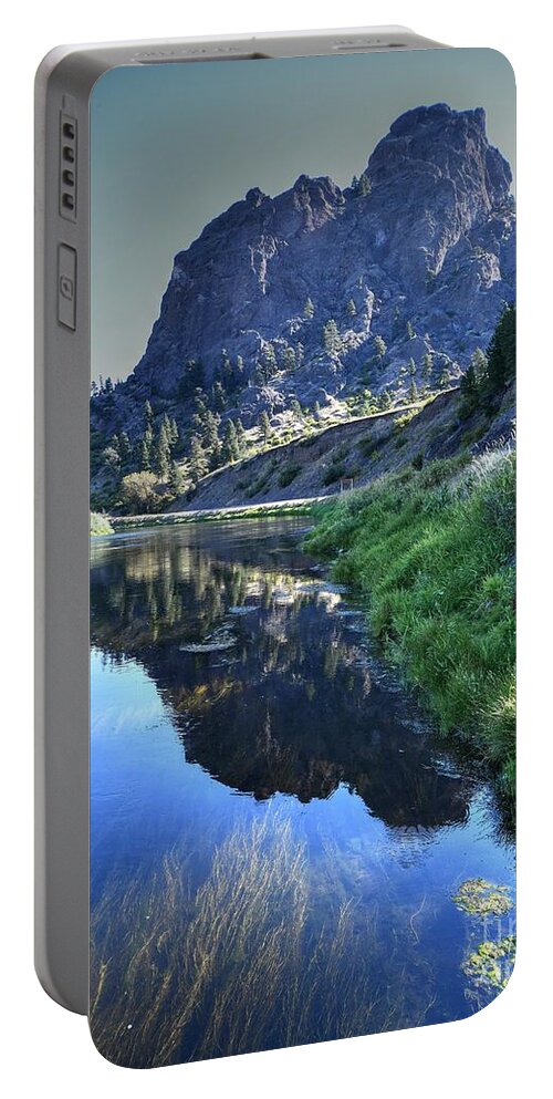 Montana Portable Battery Charger featuring the photograph Missouri River by Steve Brown