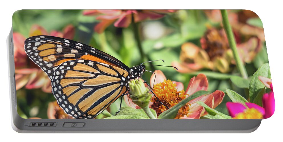 Cheryl Baxter Photography Portable Battery Charger featuring the photograph Monarch Butterfly by Cheryl Baxter