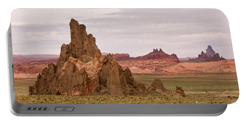 Photography Portable Battery Charger featuring the photograph Monoliths by Sean Griffin
