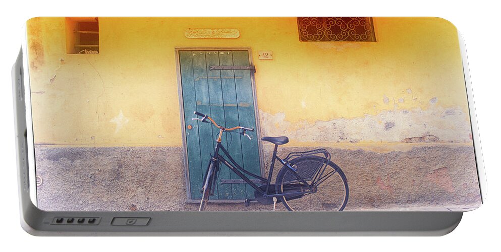 Bikes Portable Battery Charger featuring the photograph Monterosso 5 by Becqi Sherman