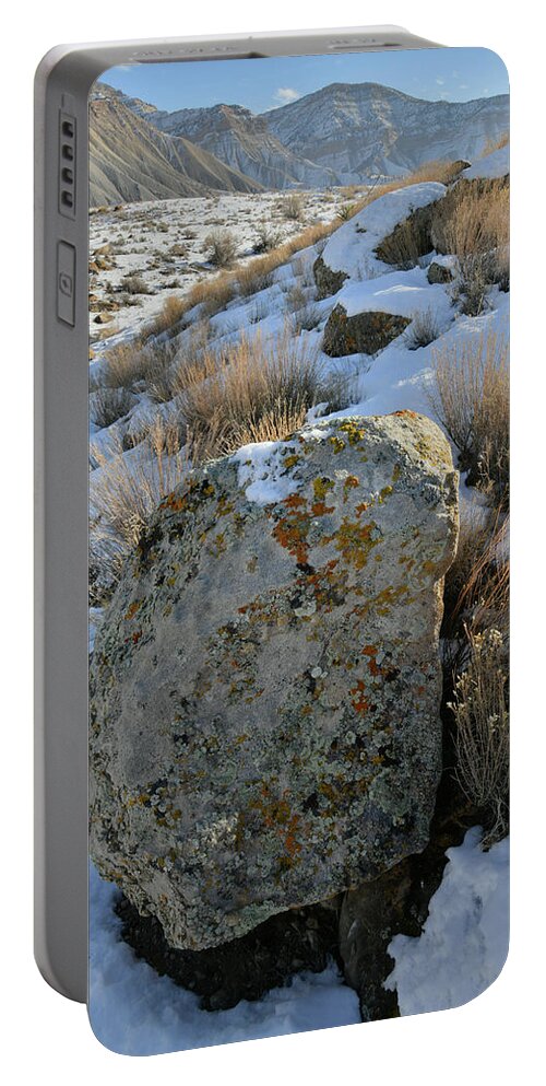 Book Cliffs Portable Battery Charger featuring the photograph Morning at the Book Cliffs by Ray Mathis