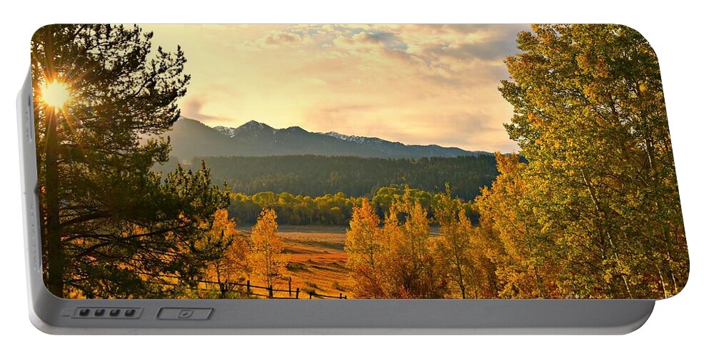 Fall Colors Portable Battery Charger featuring the photograph Morning Light by Dorrene BrownButterfield
