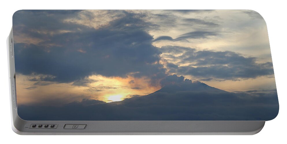Mount Etna Portable Battery Charger featuring the photograph Mount Etna 4 by Andrew Fare