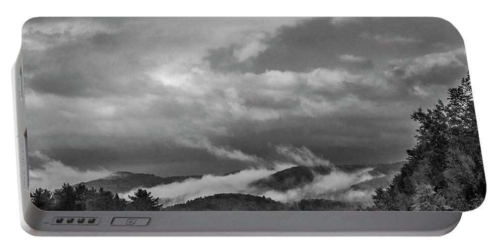 Mountains Portable Battery Charger featuring the photograph Mountain Clouds by Cathy Kovarik