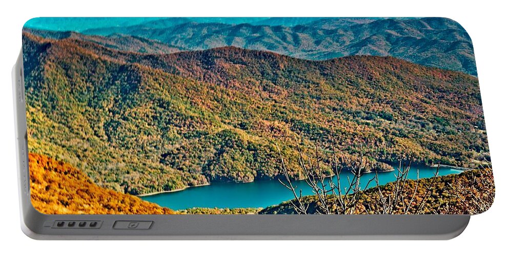 Mountains Portable Battery Charger featuring the photograph Mountain View by Allen Nice-Webb