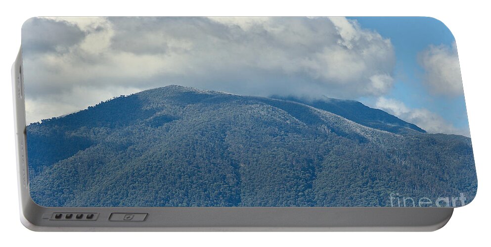 Mt Bogong Beauty The Clouds Portable Battery Charger featuring the photograph Mt Bogong Beauty The Clouds by Joy Watson
