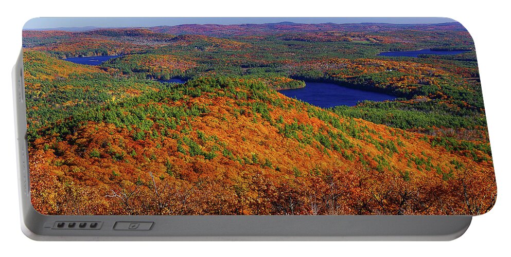 Foliage Portable Battery Charger featuring the photograph Mt Swett in Glory by Rockybranch Dreams