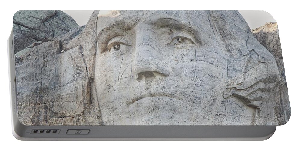Mt Rushmore Portable Battery Charger featuring the photograph My Rushmore, Washington by Susan Jensen