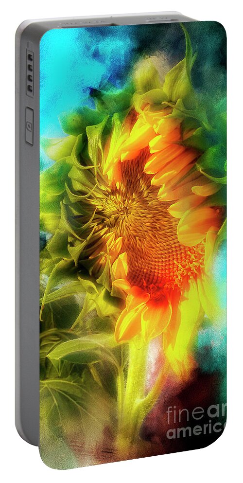 Sunflower Portable Battery Charger featuring the photograph My Sunshine 2 by Janie Johnson