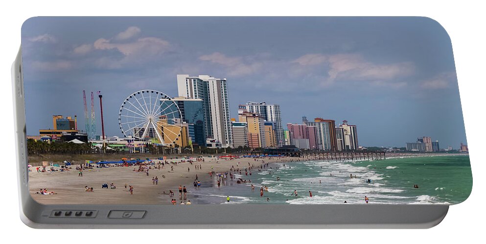 Myrtle Beach Portable Battery Charger featuring the photograph Myrtle Beach by Joe Kopp