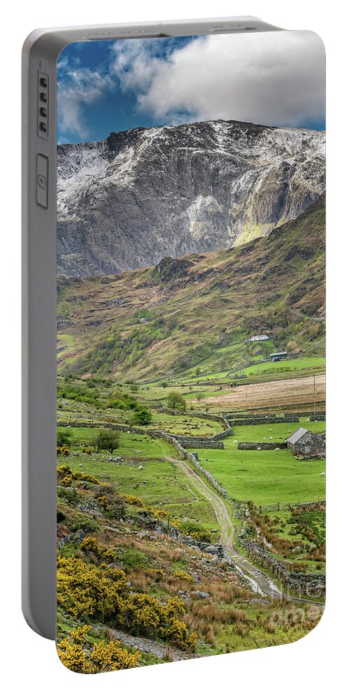 Nant Ffrancon Portable Battery Charger featuring the photograph Nant Ffrancon Pass Wales by Adrian Evans