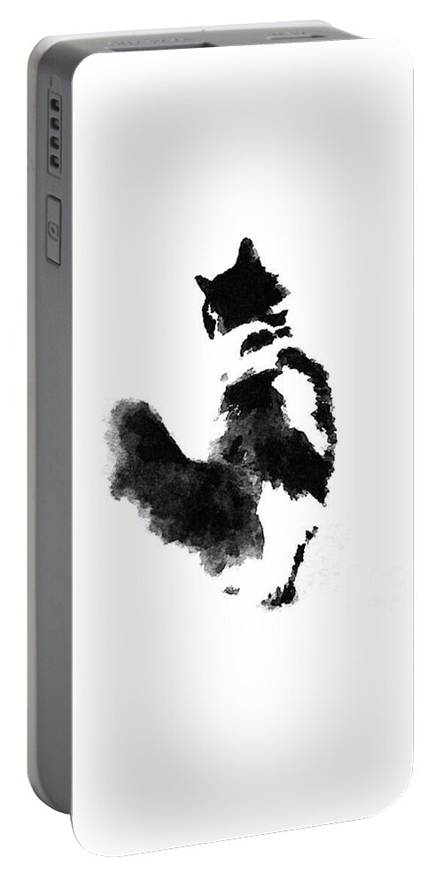 Cats Portable Battery Charger featuring the photograph Neko Cat by Chris Scroggins