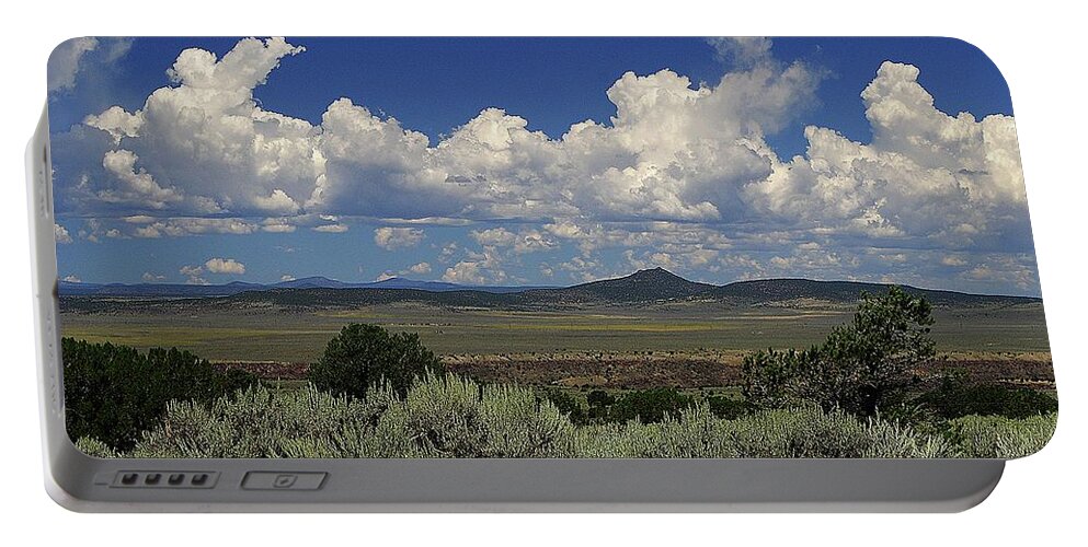New Mexico Portable Battery Charger featuring the photograph New Mexico Vista by Glory Ann Penington