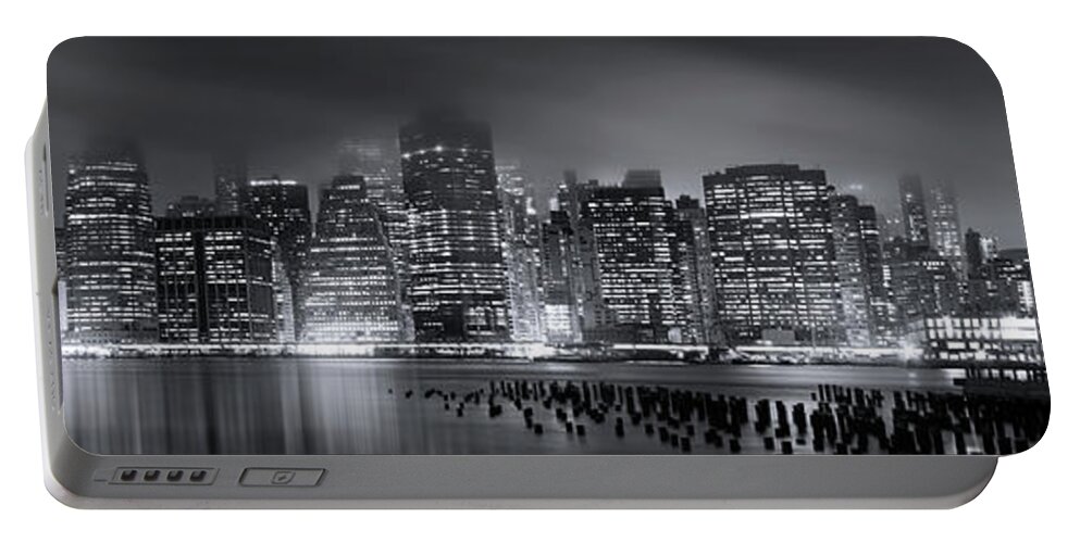 New York Portable Battery Charger featuring the photograph New York Strip by Mark Andrew Thomas
