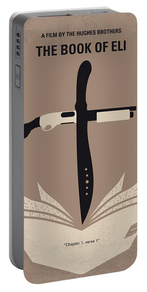 The Portable Battery Charger featuring the digital art No978 My The Book of Eli minimal movie poster by Chungkong Art