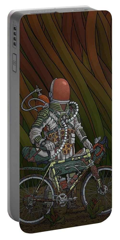 Procreate Portable Battery Charger featuring the digital art North Branch, 140psi by EvanArt - Evan Miller