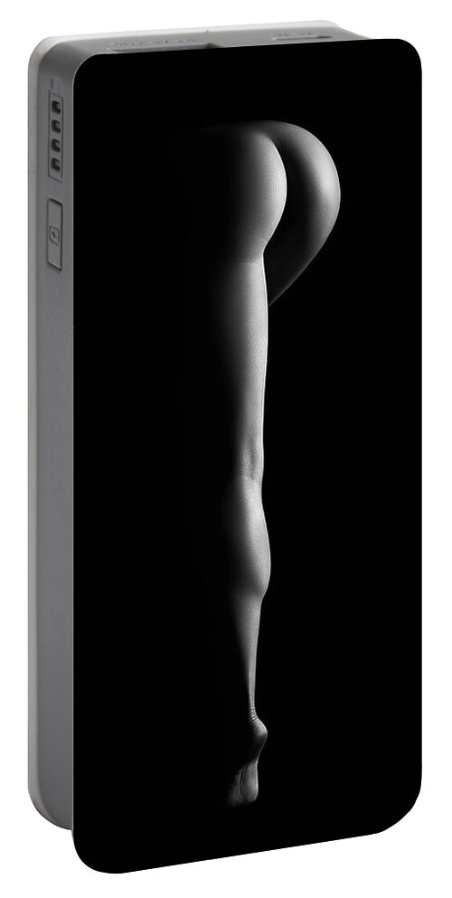 Woman Portable Battery Charger featuring the photograph Nude woman bodyscape 38 by Johan Swanepoel