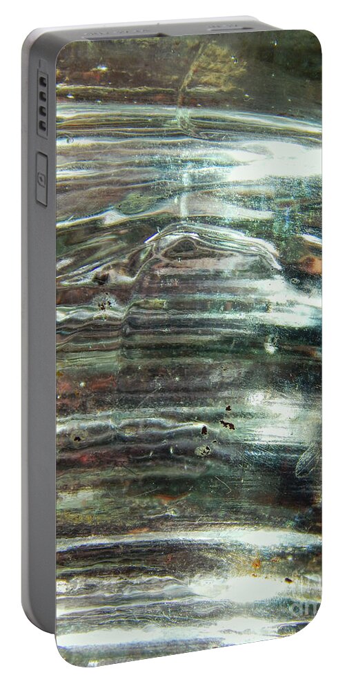 Insulator Portable Battery Charger featuring the photograph Old Glass by Phil Perkins