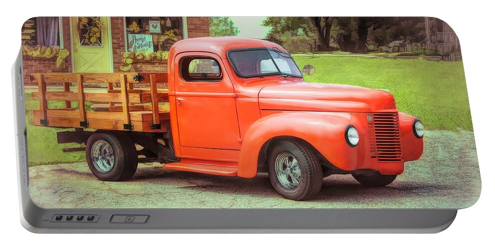 Truck Portable Battery Charger featuring the photograph Old Truck by Bonnie Willis
