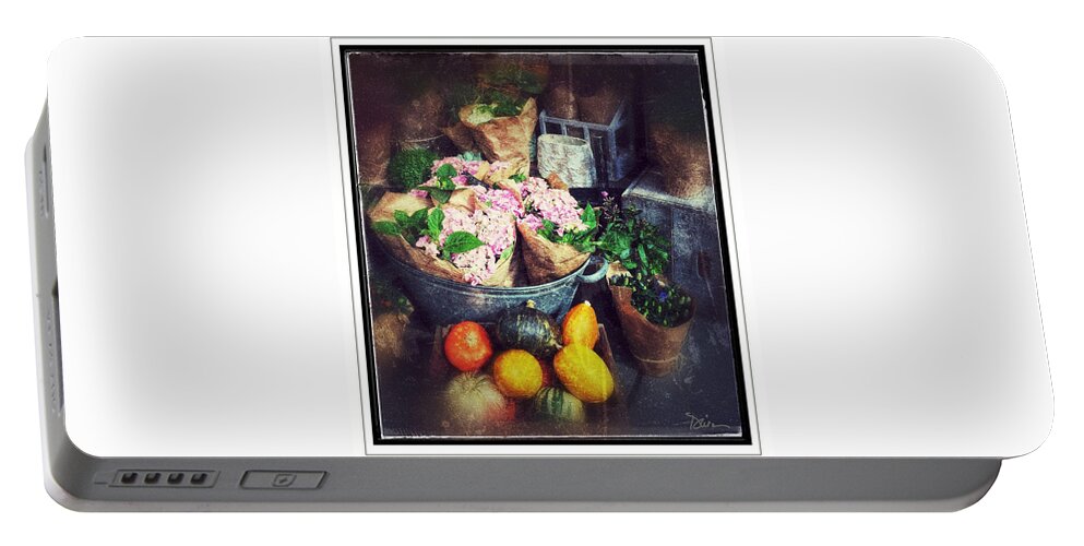 Fresh Produce Portable Battery Charger featuring the photograph On Display by Peggy Dietz