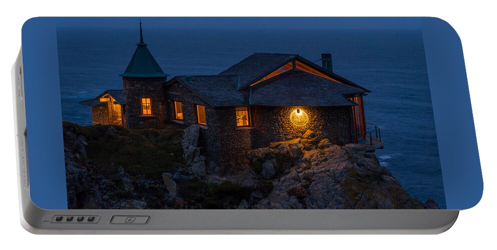 Carmel Portable Battery Charger featuring the photograph On The Edge of Darkness by Derek Dean