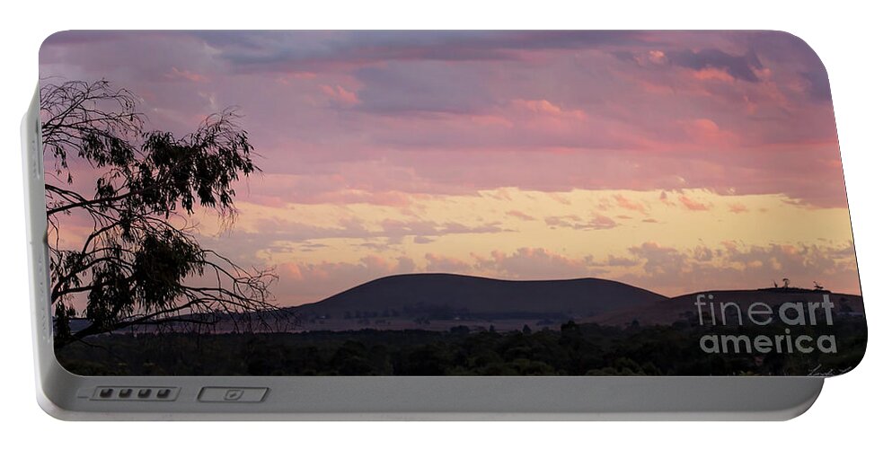 Hills Portable Battery Charger featuring the photograph On the road to Melbourne by Linda Lees