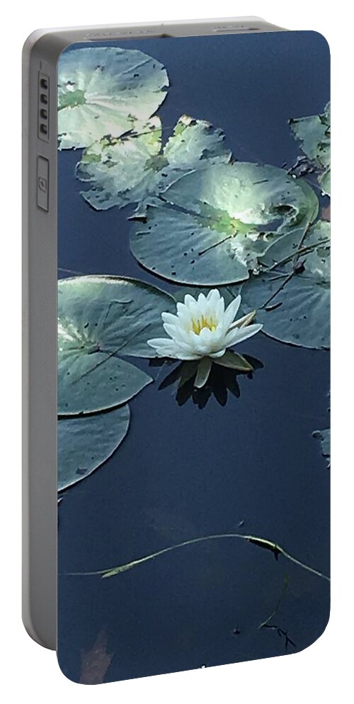 Nature Portable Battery Charger featuring the photograph Peace in the Present by Anjel B Hartwell