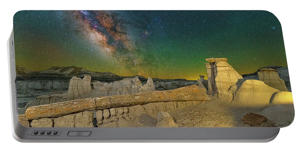Astronomy Portable Battery Charger featuring the photograph Petrified by Ralf Rohner