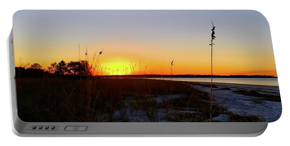 Pine Island Portable Battery Charger featuring the photograph Pine Island Sunset by Dennis Schmidt
