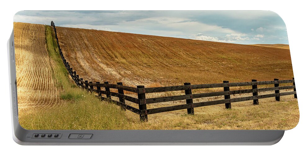 Landscapes Portable Battery Charger featuring the photograph Property Lines by Claude Dalley